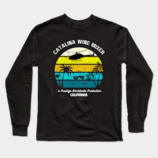 Vintage Catalina Wine Mixer Shirt Long Sleeve T-Shirt